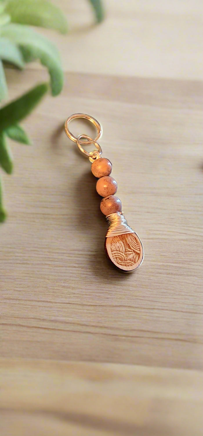 Desert Rose ~ Elements Keychain