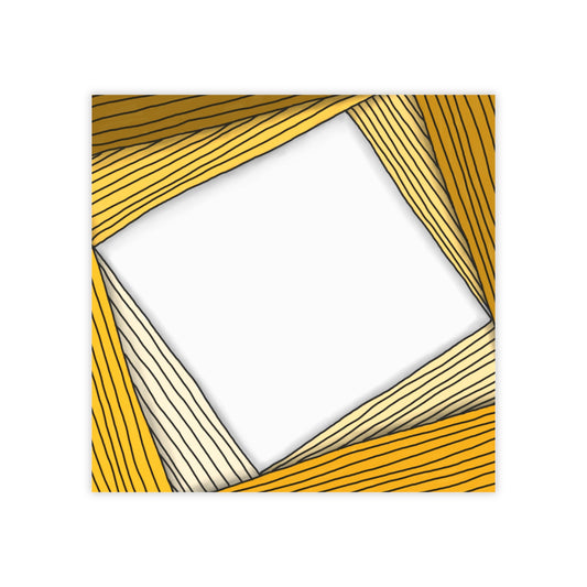 Ribbons of Gold ~ Post-it® Note Pads