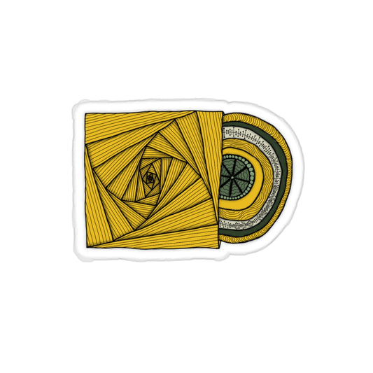 Mellow Yellow Vinyl ~ Sticker